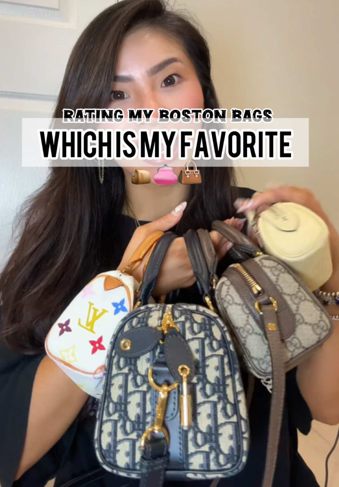 Boston bags are my favorite style 🥰🫶🏼 @Coach  @Louis Vuitton  @Gucci  @Dior  #bag#bagtok#pursetok#louisvuitton#louisvuittonbag #louisvuittonbag  #louisvuittonaddict#louisvuittonlover#lv #murakami 