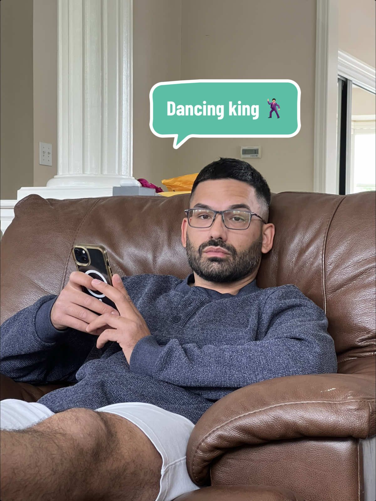 Reckons he threw his back out doing this 🤣🤣🤣 he did his best hahaha 🕺🏻 #dancechallenge #assumptionschallenge #explore #fyp