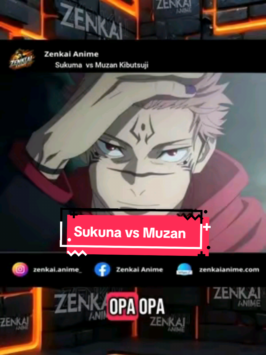 Sukuna vs Muzan Kibutsuji  #zenkaianime #entretenimiento #Anime #animeedit #Otaku 