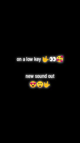 new sound out 👀😲