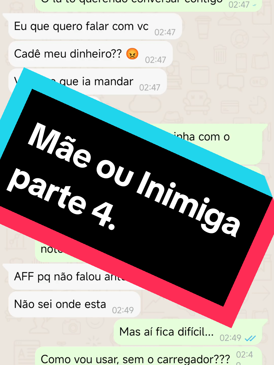 Mãe ou Inimiga ? parte 4 #historinhas #historymemes #discussao #maeefilha #historytiktok #historias #intriga 