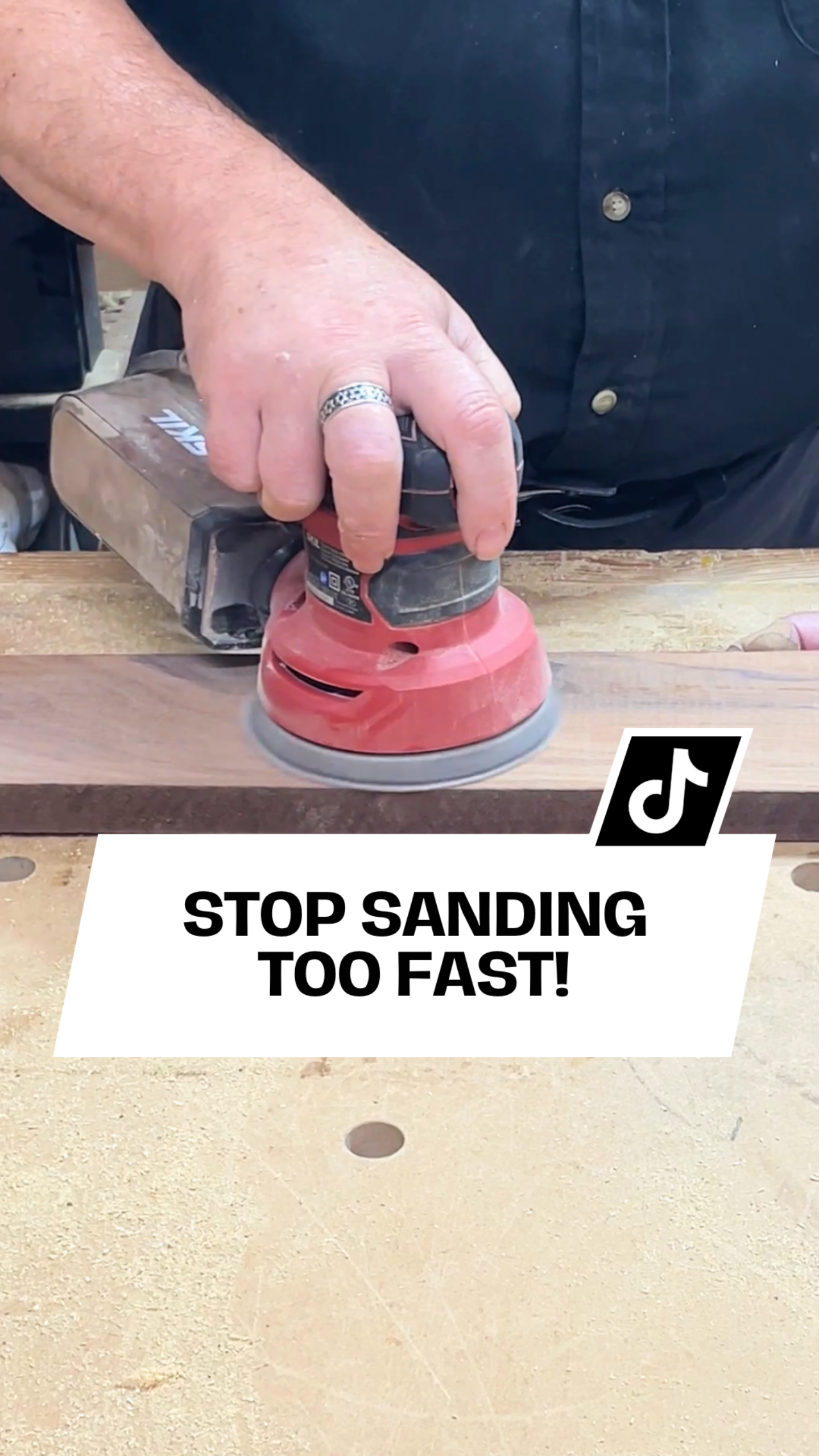 Sanding Too Fast? You’re Doing It Wrong!