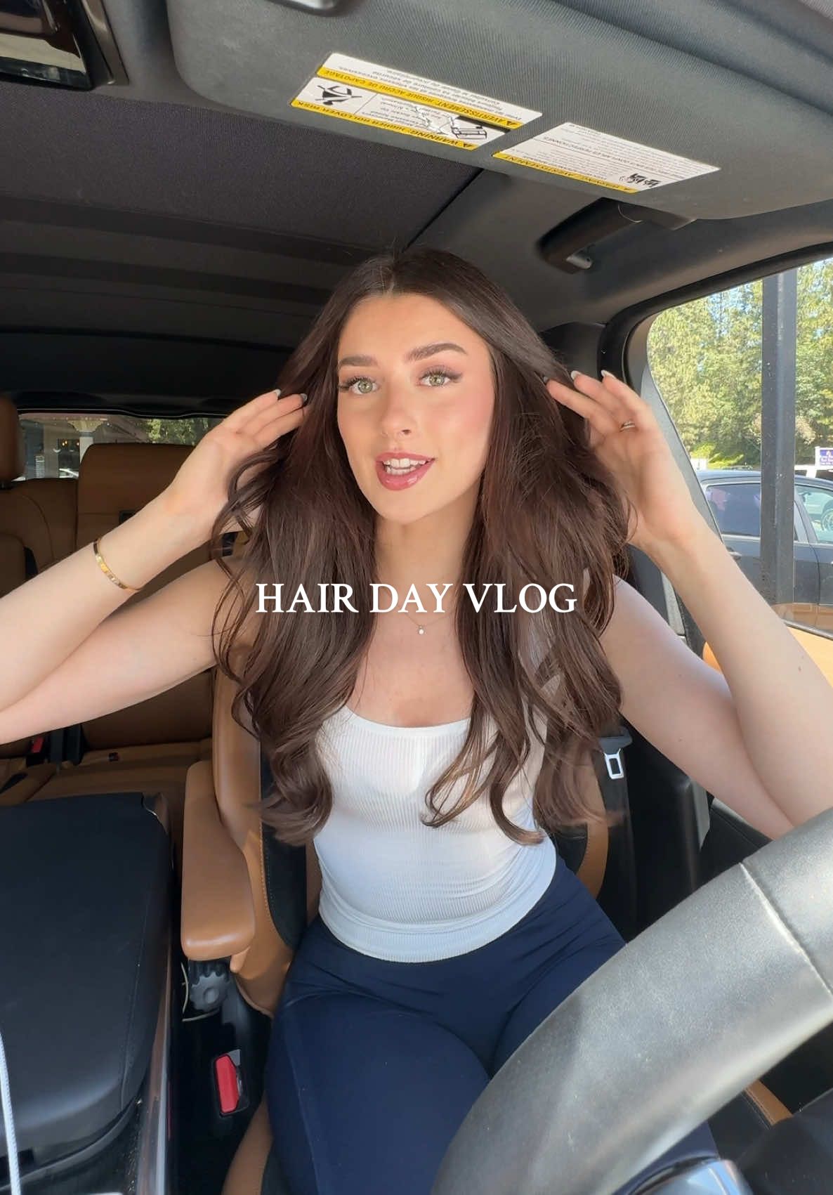 What do we think??🤭💌 #diml #ditl #Vlog #appointment #comewithme #fyp #hairtransformation #hairvlog #brunette #hairchange #bronde #newhair #hairtok #hair #haircolors #brunettewithhighlights #transformation #hairbrunette #transition #hairreveal #foryou @Adanola 