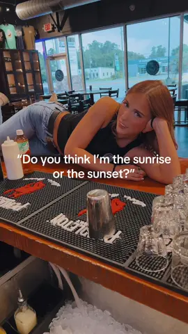 Just order the think #sunrise #sunset #work #dos #miller #bartender #texas #magnolia 