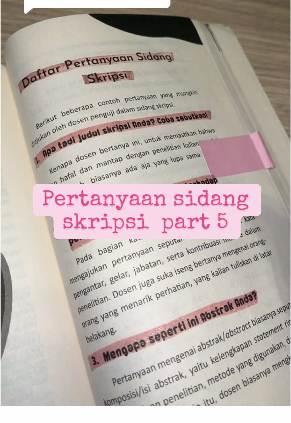 Membalas @mutiara semoga ada gambaran ya apa aja pertanyaan skripi hihi, dan yeah ga perlu pucing lagi mikirin cara jawabnya 🤭#30HariReviewProduk #SatuKontenTiapHari #satukontentiaphari #30harireviewproduk #PejuangSkripsi #StepByStepSkripsi  