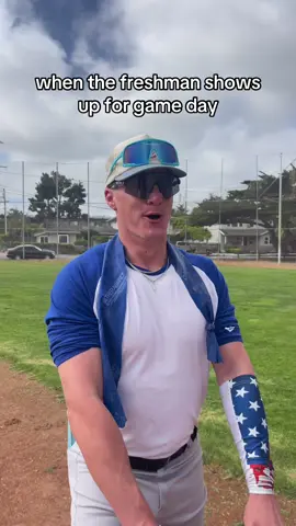 They always have the “new style” on! 🤣💀 #freshman #baseball #gameday @Kevahn Ebron @Baseball Lifestyle @Elite Athletic Gear 