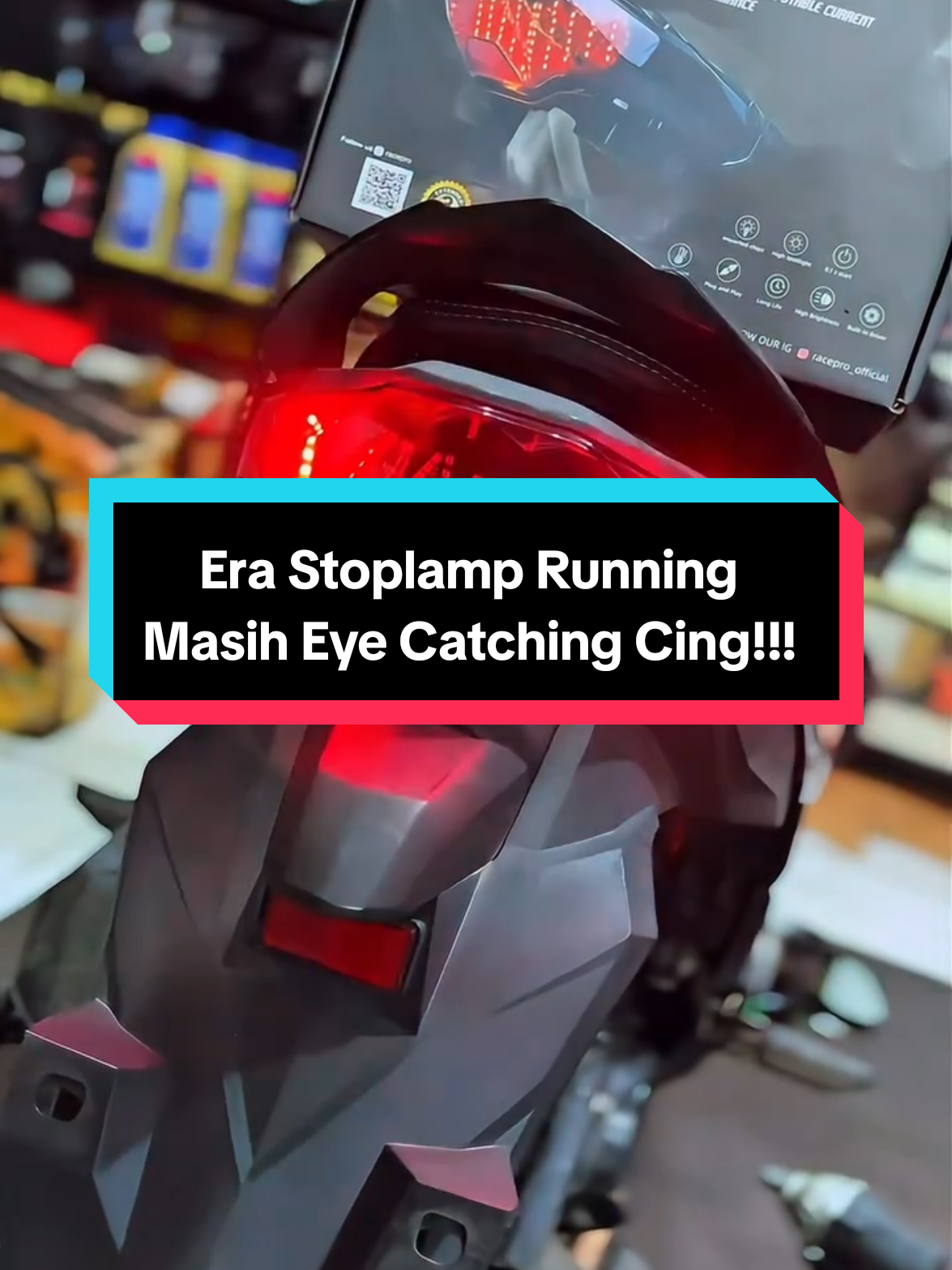 Lampu Stoplamp Running 3IN1 Racepro Honda Beat Deluxe  #stoplamprunning #stoplampcustom #stoplamp3in1 #stoplampled #stoplampracepro #stoplamprunningbeat #lampustoprunning #lampustopvariasi #lampustoprem #beatdeluxe #beatdeluxemodifikasi #beatproper #beatngabers #variasimotor #modifikasimotor #sparepartmotor #aksesorismotor #sukucadangmotor #trendmotor 