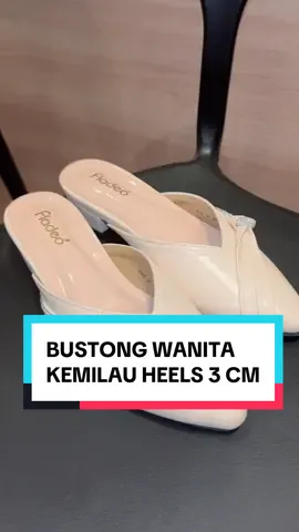 Buatong wanita kemilau cantik heels 3 CM mewah elegan  #bustongwanita #sandalselop #sandalheels #fladeo #waktuindonesiabelanja 