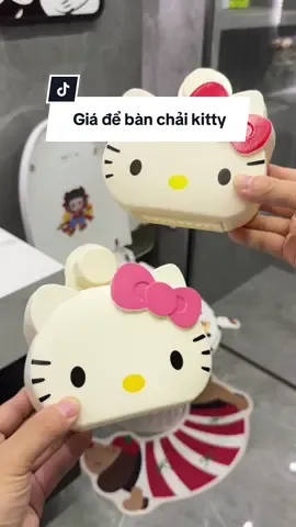 Giá để bàn chải đr hellokitty  #giadebanchaidanhrang #decorsiuxinh #giadungnhatam #hellokitty 
