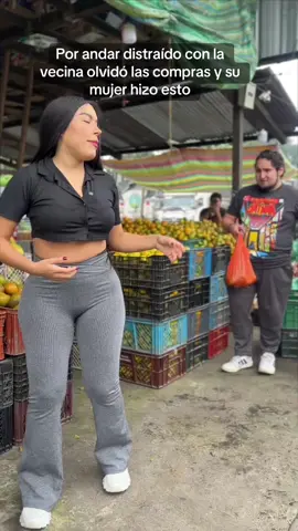 Por andar distraído con la vecina olvidó las compras y su mujer hizo esto#mexico #usa 