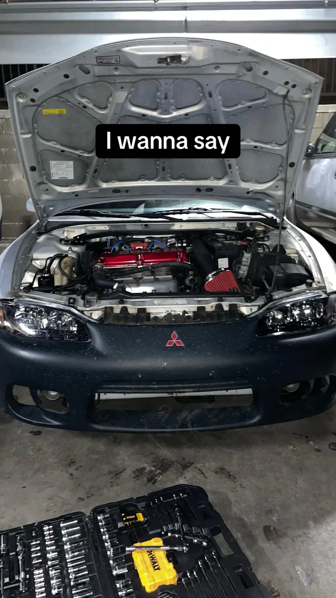 Stuck between staying 260hp or going 400hp build… no in between 👀🔥 #fyp #carsoftiktok #tiktoktrend #trending #mitsubishi #4g63 #gsx #gst #dsm #cars #projectcar #eclipse 