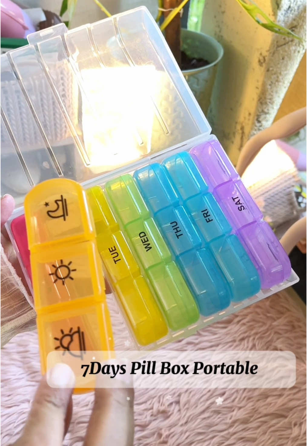 7 Days Pill Box Portable 1 Week Pillbox 21 Large Compartments Box Medication Management Storage Organizer #tiktok #creatorsearchinsights #medicine #organizer #portable #pillorganizer