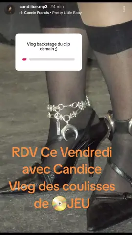 @Candiiice nous donne rdv aujourd'hui vendredi pour un prochain vlog sur les coulisses du clip de ... JEU ..  Certainement aux alentours de 18h comme d'habitude.  GO vers le Million de vues YouTube... et on continue les streams sur toutes les plateformes.  #candice #tayc #JEU #premierpetale 