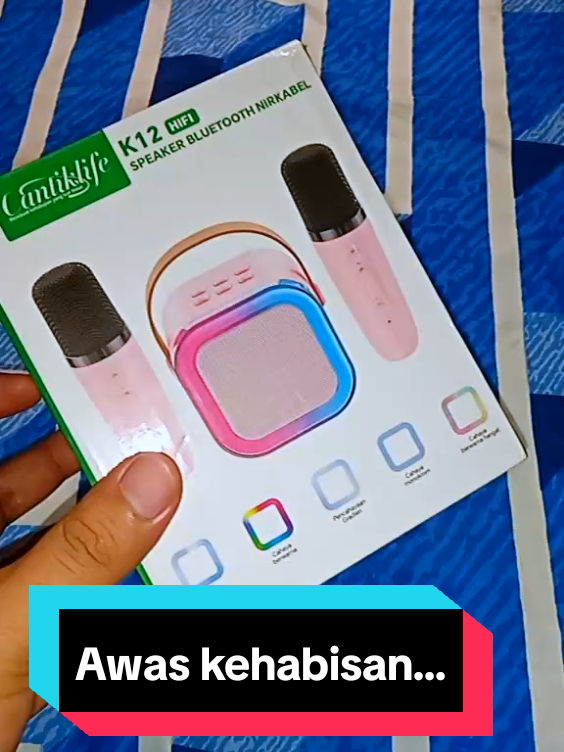 mini Karaoke speaker bluetooth Bass K1 Microphone Premium set lengkap speaker bluetooth mic wireless Mikrofon suitable #karaoke #musicbox #speakermini #fyf #fyp @semua orang 