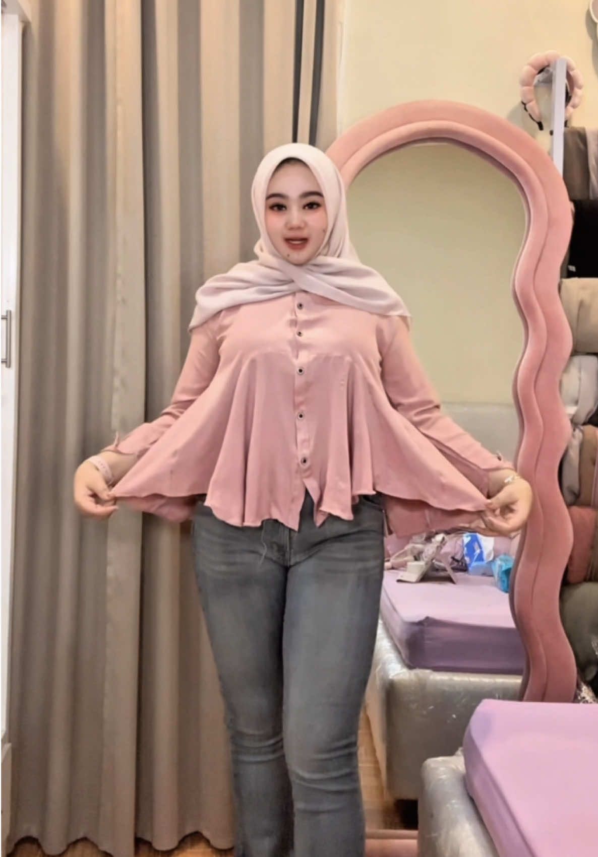 Pink💗atasannya nyaman di pake✨ #atasanwanita #atasanwanitakekinian #racuntiktok #racuntiktokshop 