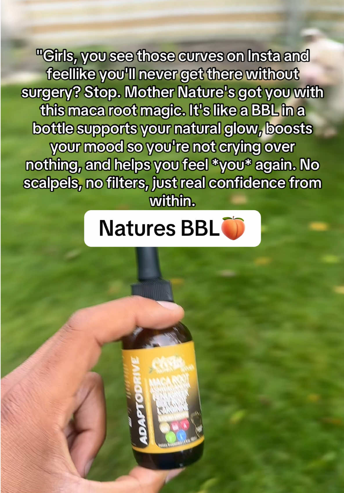 Run to the Orange Cart don’t walk  #macaroot #bbl #natural #women #healthy #allnatural #resultsmayvary #consistencyiskey #fyp 