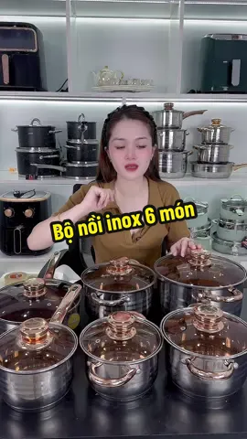 Cả bộ mà rẻ quá cơ #bonoiinox #bonoicongngheduc #bonoi5day 