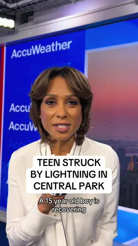 A 15-year-old boy is lucky to be alive after being struck by lightning in Central Park. Sade Baderinwa explains. 