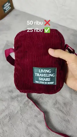 Rekomendasi tas selempang corduroy #fyp #tasselempangwanita #tasselempang #slingbag #tasselempangpria #tasselempangviral 