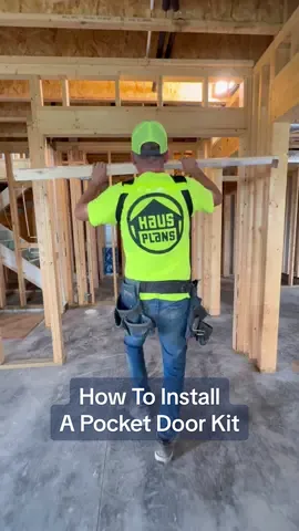 Training my employee how to install a pocket door #build #howto #carpentry #construction #DIY #contractor