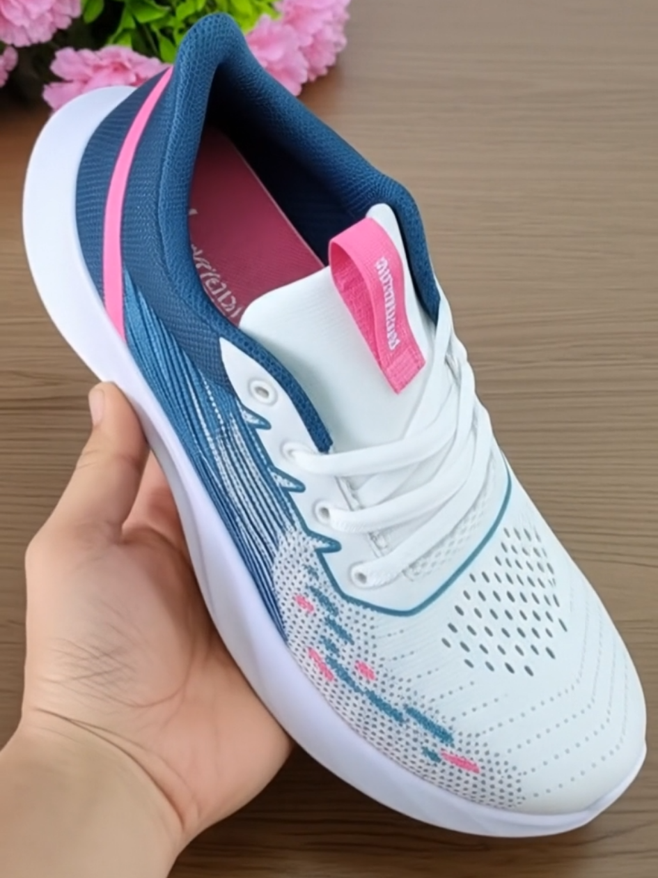 TOMKINS Axel - Putih Merah Muda Sepatu Olahraga Wanita #sepatuslipon #shoes #sneakers #sepatudistro #rekomendasisepatu #sepatupria #sepatusport #sepatu #sepaturunning #sepatulari #sepatuolahraga 