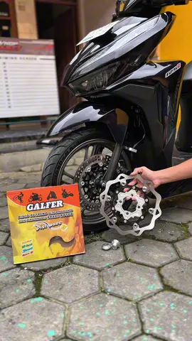 Pemasangan disc piringan galfer 260mm #galfer #piringancakram #piringan260mm #piringanvario #vario #vario125 #vario150 #variomodifikasi #varioproper #varionistyindonesia 