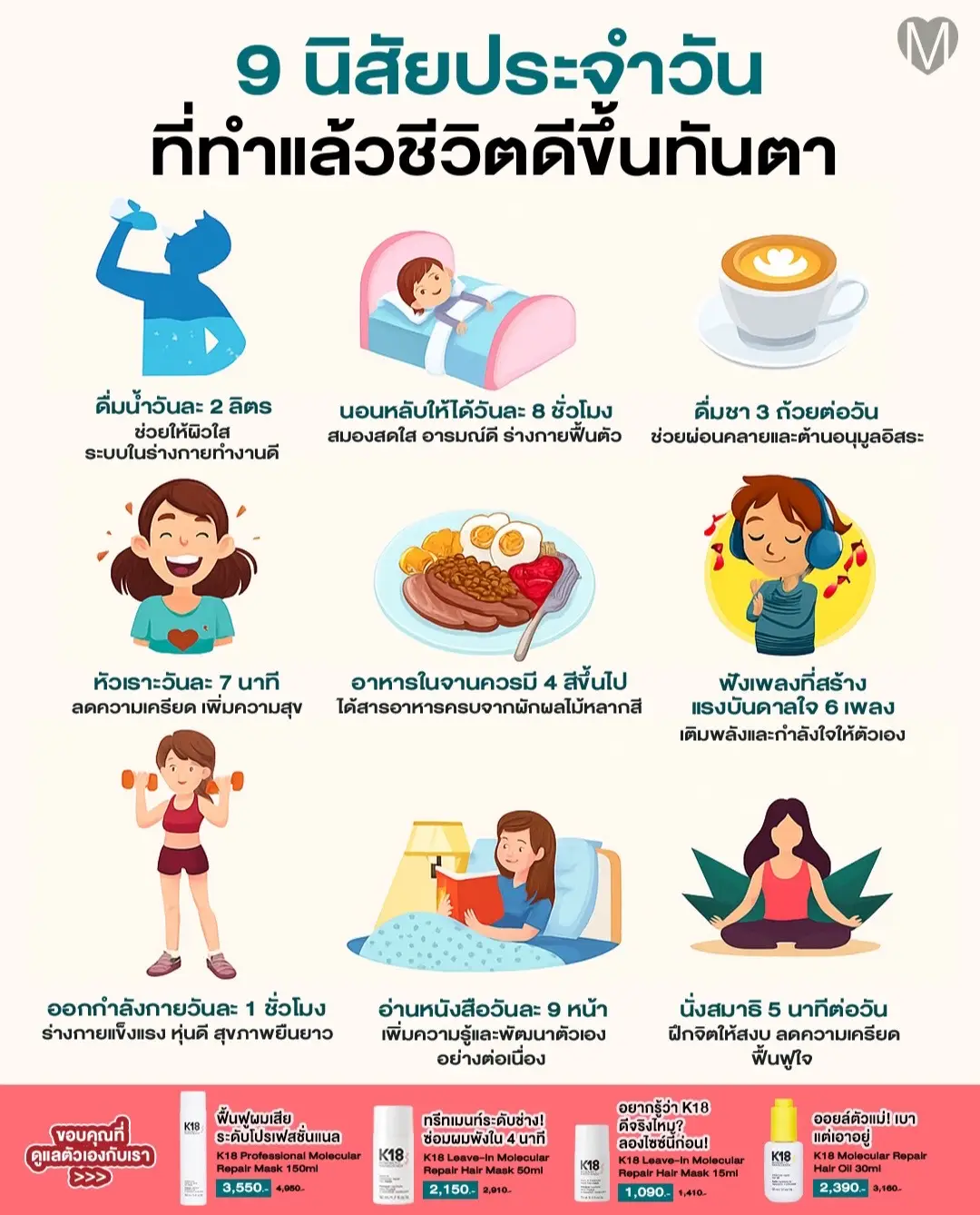 🙎🏻‍♀️เขาดีกว่าฉันตรงไหน ✅1.เขาดูแลตัวเอง  อย่าเพิ่งคิดว่าชีวิตตัวเองไม่ดี ลองมาปรับนิสัยในชีวิตประจำวันให้มีคุณภาพก่อนค่า 🍅🏋🏻‍♀️ ไม่ว่าจะเป็นการกิน การนอน งานอดิเรก หรือการหาเวลาเพิ่มทักษะพัฒนาตัวเอง ค่อยๆ ทำวันละนิด ผ่านไปไปสัก 2-3 เดือน เพื่อนๆ จะเห็นความแตกต่างแน่นอนค่า สู้เขาค่ะฮึบบ!✌🏻 #thecosmeticsshare #Lifestyle #howtobeaity #GlowUp #ดูแลตัวเอง #พัฒนาตัวเอง 