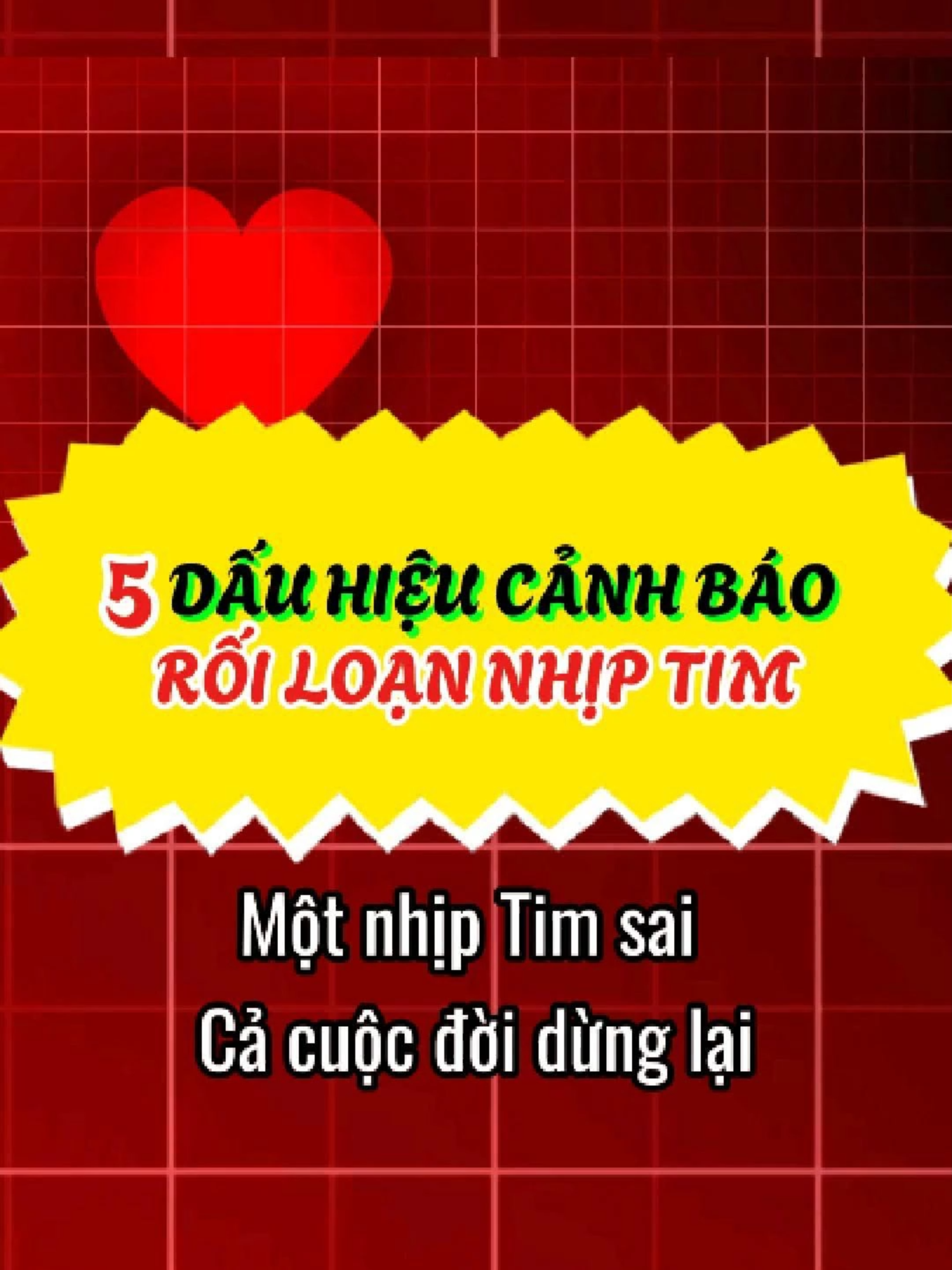 5 DẤU HIỆU CẢNH BÁO RỐI LOẠN NHỊP TIM: nhịp tim nhanh, chậm quá mức đều không thể xem nhẹ anh chị em nhé ##nhiptimnhanh #nhiptimcham #roiloannhiptim #loannhiptim #suckhoetimmach #benhtimmach #suckhoegiadinh