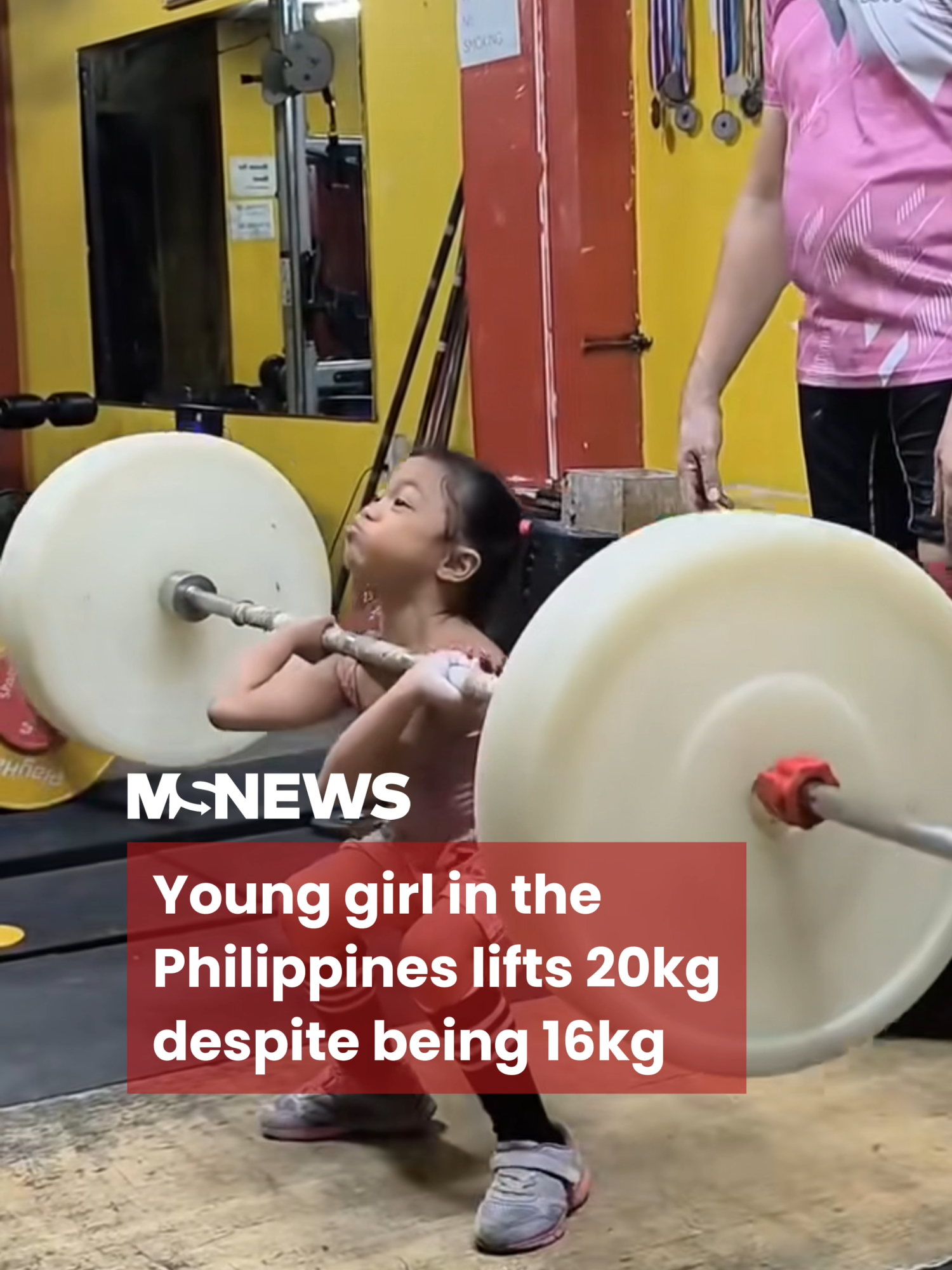 This 6-year-old just lifted 125% of her body weight... and made it look easy 😮‍💨🏋️‍♀️🔥#mustsharenews #sgfyp #tiktoksg #philippines #Fitness