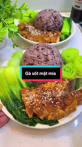 Gà sốt mật mía siêu ngon cho cô em gái #nhaquynhdam #ancungtiktok 