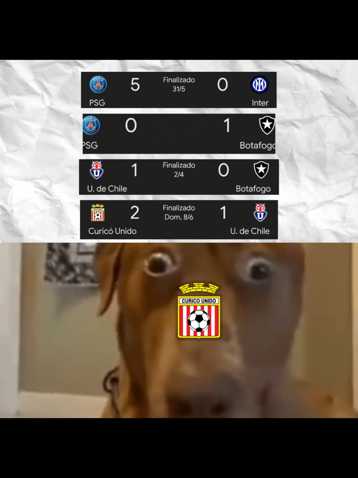 eso quiere decir que? Curico le ganaría 10-0 al Inter??? #futbol #fyp #futbolchileno 