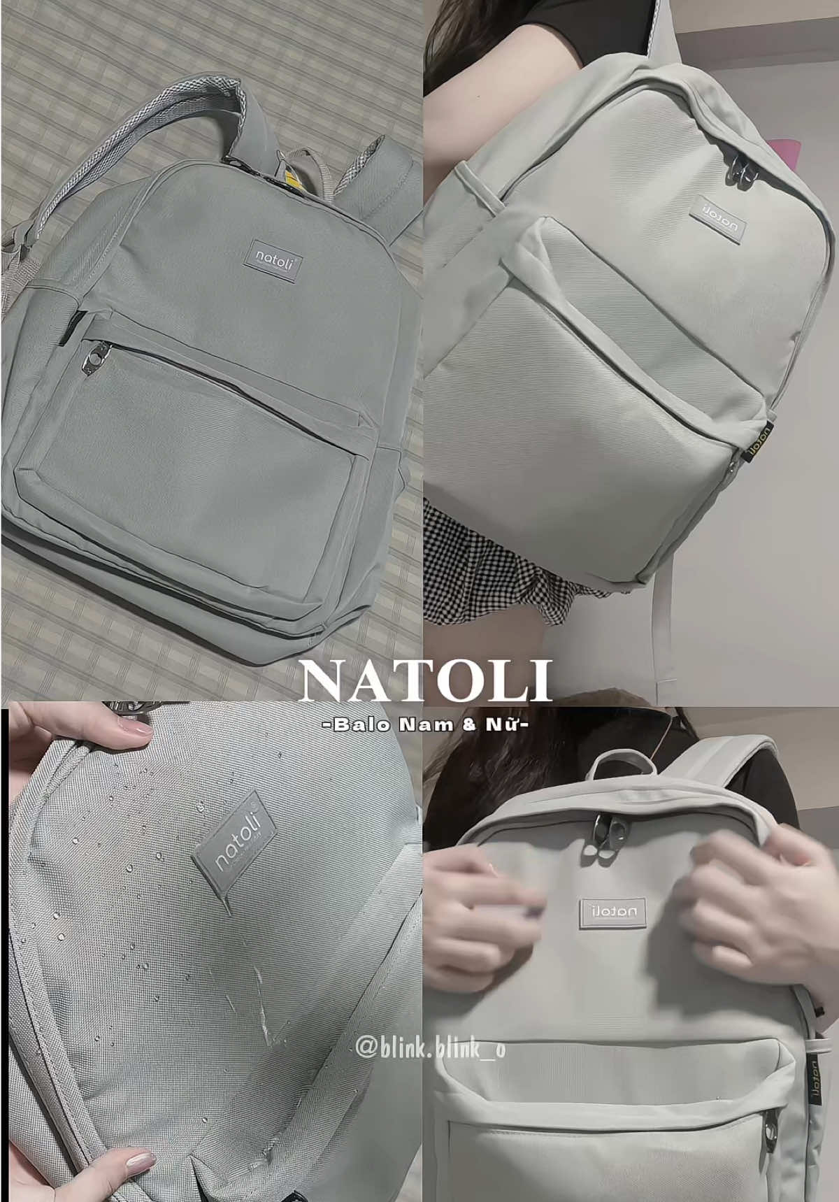 Balo vừa to vừa xinh ưng quá #balo #NATOLI #review #xuhuong #viral #affiliatemarketing #blinkblink_o 