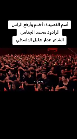 #اخدم #وارفع #الراس #الرادود #محمد_الجنامي #الشاعر #عمار_هليل_الواسطي #العراق_السعوديه_الاردن_الخليج #متابعه #ياحسين 