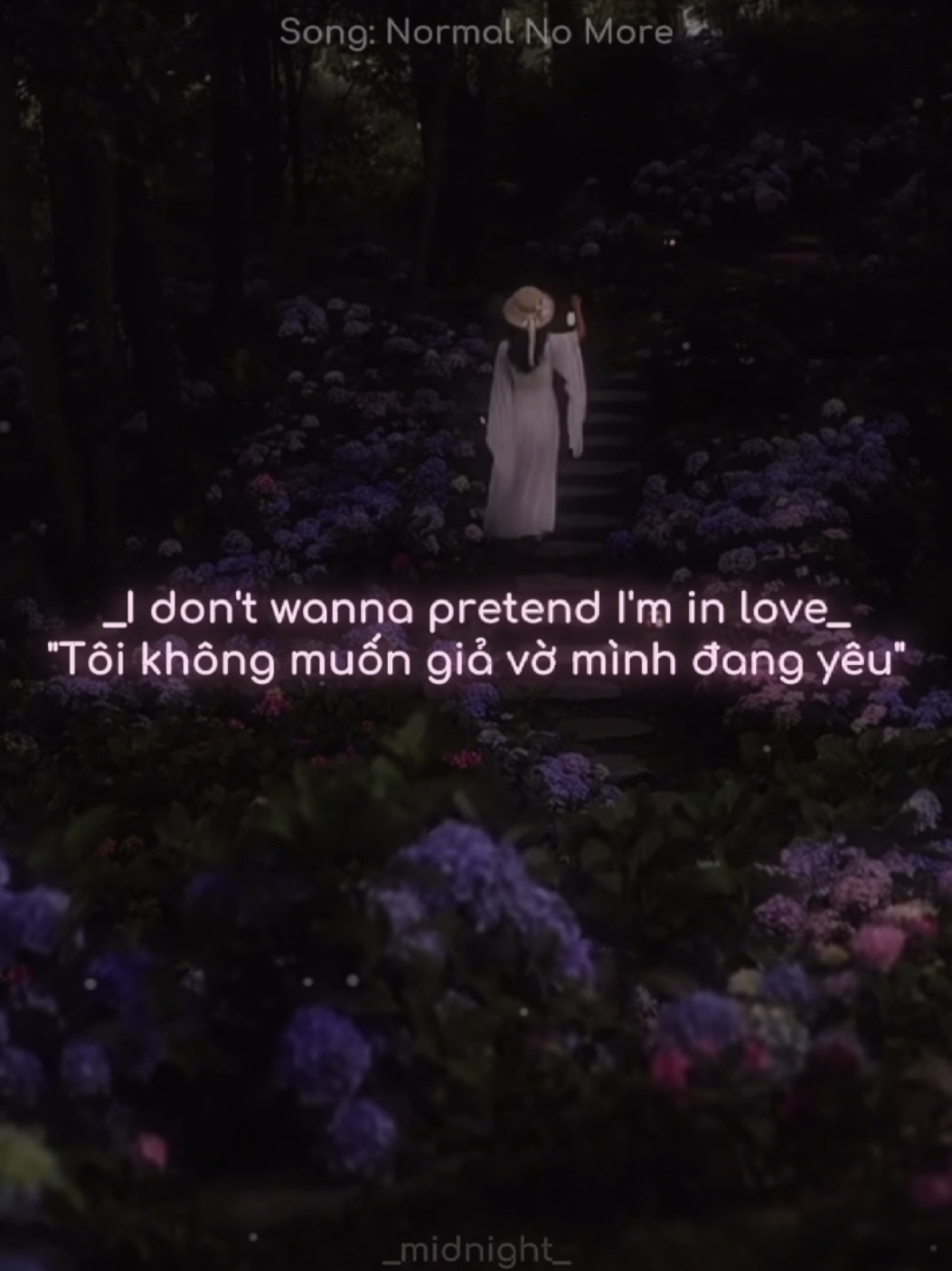 I don't wanna be normal no more... Song: Normal No More #douyin抖音 #aettentertainment #fypシ #normalnomore #vietsub #midnightmusic♪ 