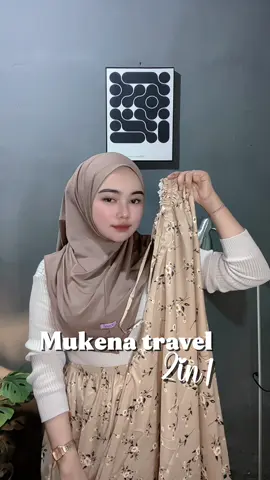 ciwi2 wajib punya mukena travel mini yang satu ini,selain enak dibawa kemana2 bahannya juga adem😍🫶🏻 #mukena #mukenatravel #mukenatraveling #mukenamurah #mukena2in1 #xyzbca 