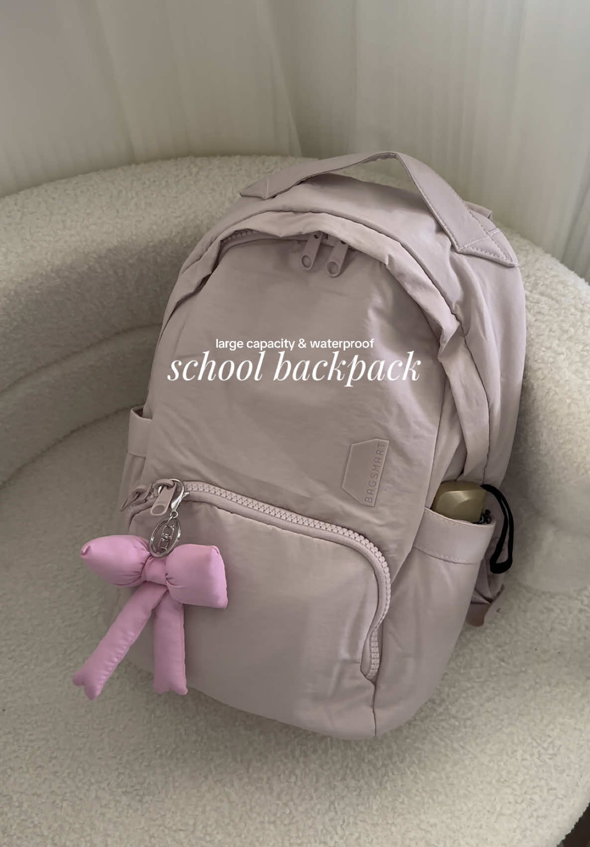 found the perfect pink school backpack from @BAGSMART PH 💖✨ #bagsmartbackpack #bagsmart #schoolbag #backpack #bag #backtoschool #packmoresavemore 