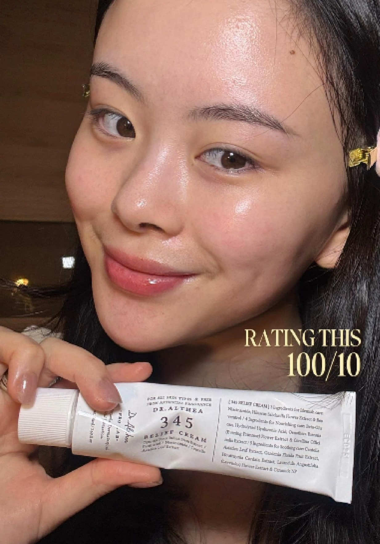 Found my holy grail✨345 Relief Cream from @dr.althea_official 💚 #koreanskincare #koreanskincareproducts #345reliefcream #acnecream #345cream #sensitiveskin #koreanskincaretips #beauty #kbeautyskincare #dralthea