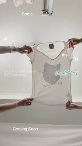 T Shirts coming soon at anns_tokyo #表参道 #古着屋 #fyp #OOTD #omotesando #tokyofashion 