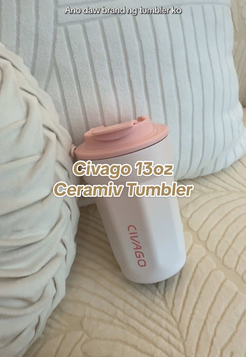 Whenever I brought this with me, marami talaga napapatingin sa brand🤭 #civago #civagotumbler #tumbler #civago13oz #ceramictumbler #stainlesstumbler #termoscup #tumblersoftiktok #tumblerviral #waterbottle #insulatedtumbler 