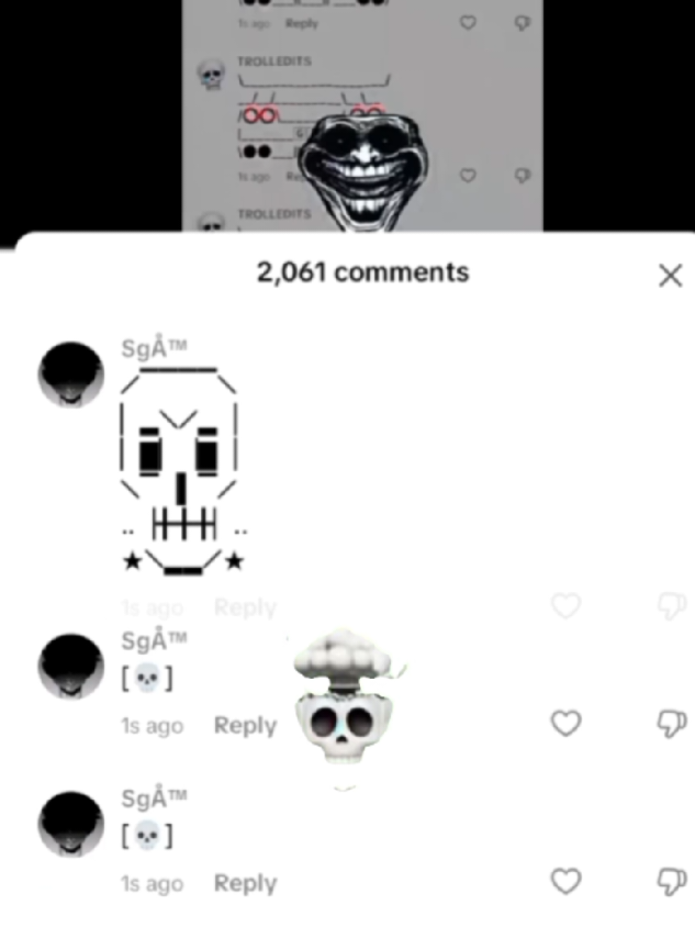 [💀] comment tutorial  . . . #comment #sticker #trollface #trending #tiktok #fyp 