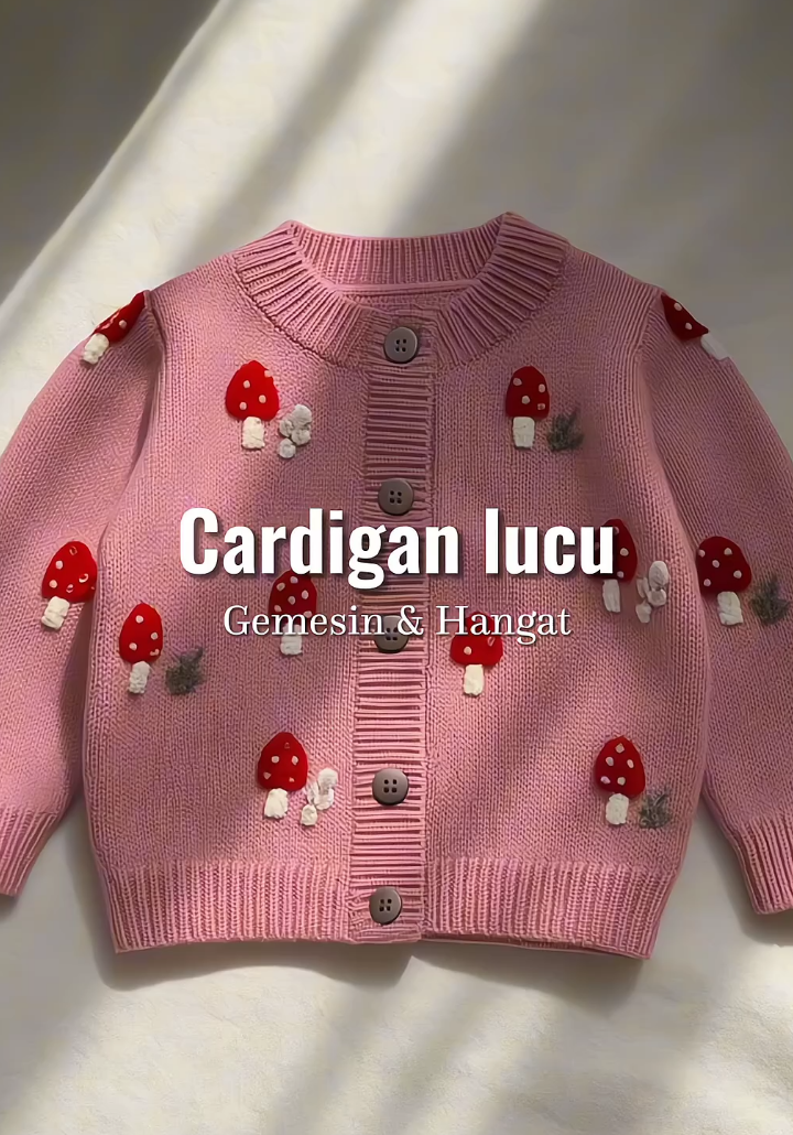 Lembut, hangat, dan motifnya unik banget#BajuAnakLucu #RajutAnak #BajuAnak #TampilStylish 