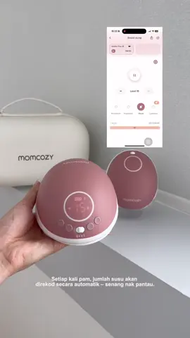 Custom pumping-App control and record every time your pump✨🩷#momcozy #tiktokmalaysia #momcozylife #pumpingmom #firsttimemom #susu #pumping #breastmilk #m9 #m9breastpump 