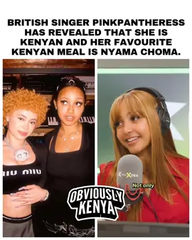 British singer PinkPantheress has revealed that she is of Kenyan descent and that her favourite Kenyan meal is nyama choma. #pinkpantheress #halfkenyan #mixedkenyans 