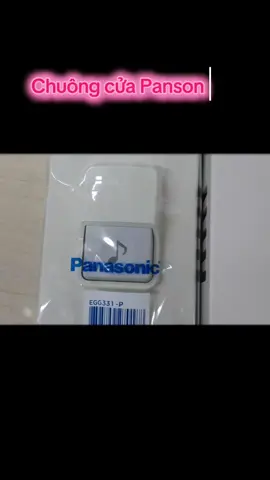 Bộ chuông cửa Panasonic ( nút chuông + chuông cửa) #thietbidien #xuhuong #panasonic#chuongcua #dongtam #chinhhang 