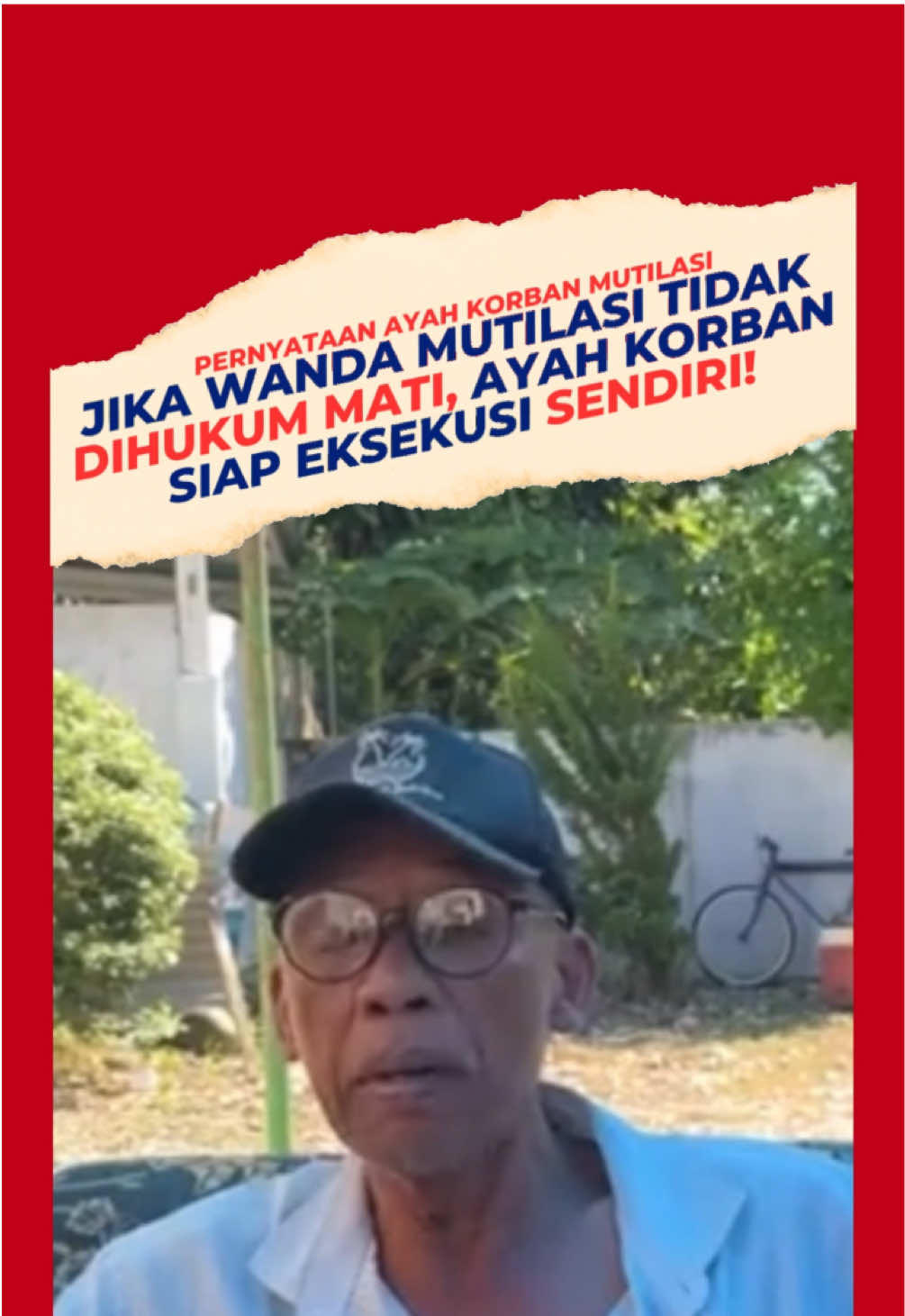 Membalas @Jokoo AYAH KORBAN SIAP EKSEKUSI SENDIRI!! Keluarga Septia Adinda (25 tahun), korban pembunuhan dan mutilasi di Kabupaten Padang Pariaman, Sumatera Barat (Sumbar), tidak terima pengakuan pelaku, Satria Juhanda alias Wanda (25). Diketahui, pelaku mengaku kepada polisi bahwa korban memiliki utang sebesar Rp 3,5 juta. Utang piutang inilah yang menjadi pemicu pembunuhan sekaligus mutilasi. 