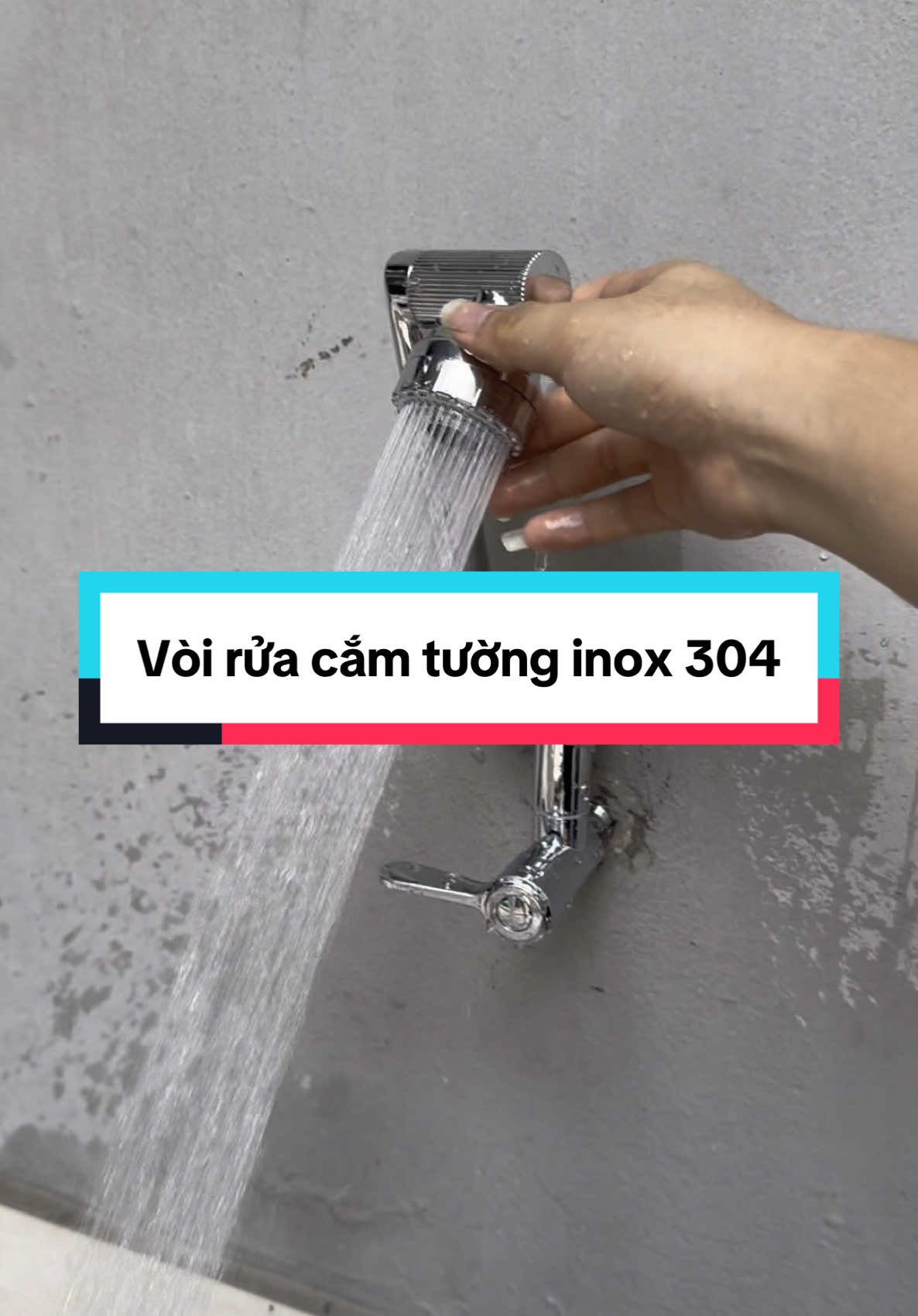 Vòi rửa cắm tường inox 304 #benlya #thietbivesinh #giare 