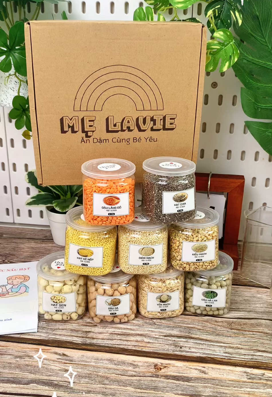 Nấu cháo ăn dặm cho bé với set 9 loại hạt dinh dưỡng cho bé yêu.🫘🫛🫒🥭🍑🍒🍎 #hatdinhduong #hatnauchaochobe #andam #andamcungbe #melavie #chaoandam #ngucoc #dinhduong #muataitiktokshop #salegiuathang #saleluongve #monngonreview #nauchaochobe 