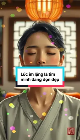 Im lặng là lúc tim mình đang dọn dẹp #motgocyeuthuong #chualanh #dongluc #phattrienbanthan #baihoccuocsong #caunoihaymoingay🍀🍀 
