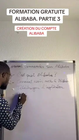 PARTIE 3: FORMATION GRATUITE ALIBABA.  Comment créer son compte professionnel sur la plateforme d'alibaba. N'hésitez pas de vous abonnez pour me donner de la force. Merci  #commande #alibaba #formationgratuitealibaba  #commercechineafrique #fournisseurfiablechine #sourcing #pourtoi 