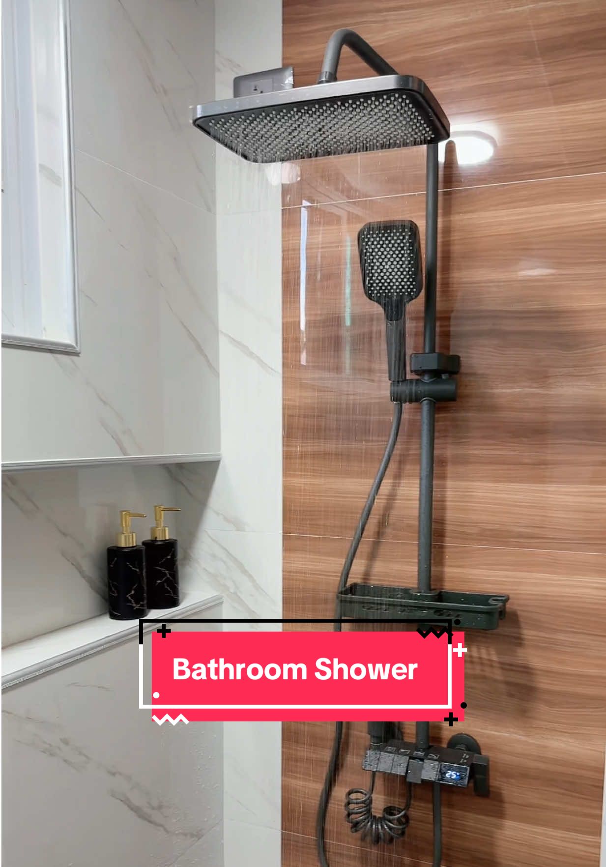 Eto yung sign na magpalit na rin kayo ng shower sa bahay 🤣😅✨ #4in1showerset #4in1shower #shower #bathroomshower #bathroommakeover #blackshower #handshower #showerwithfaucet 